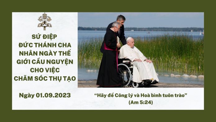 Sứ điệp Đức Thánh Cha nhân Ngày Thế giới Cầu nguyện cho việc Chăm sóc Thụ tạo năm 2023